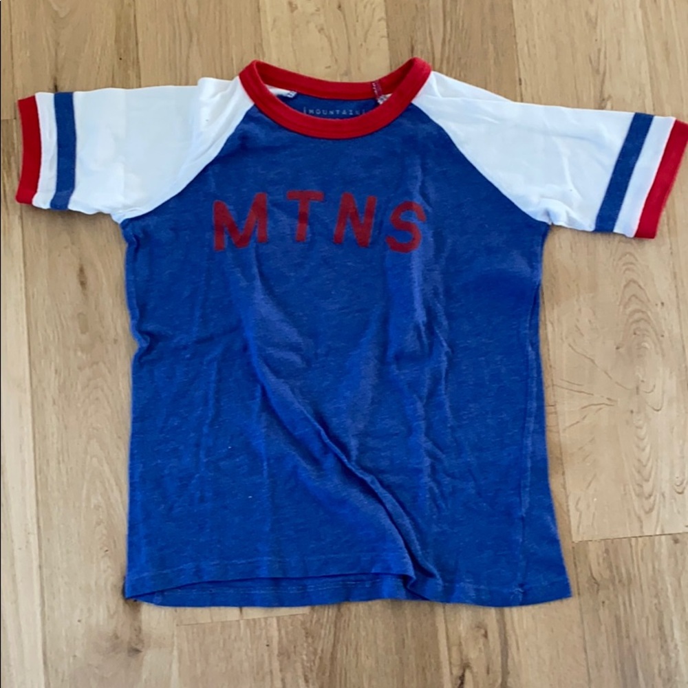 Blue MTNS shirt